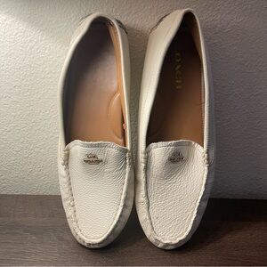 Cream Coach Loafers - women’s 8.5M